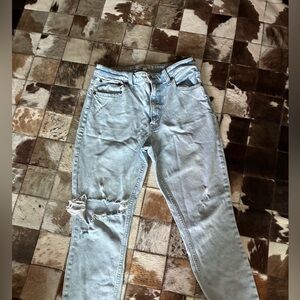 Abercrombie & Fitch Light Blue High Rise Jeans